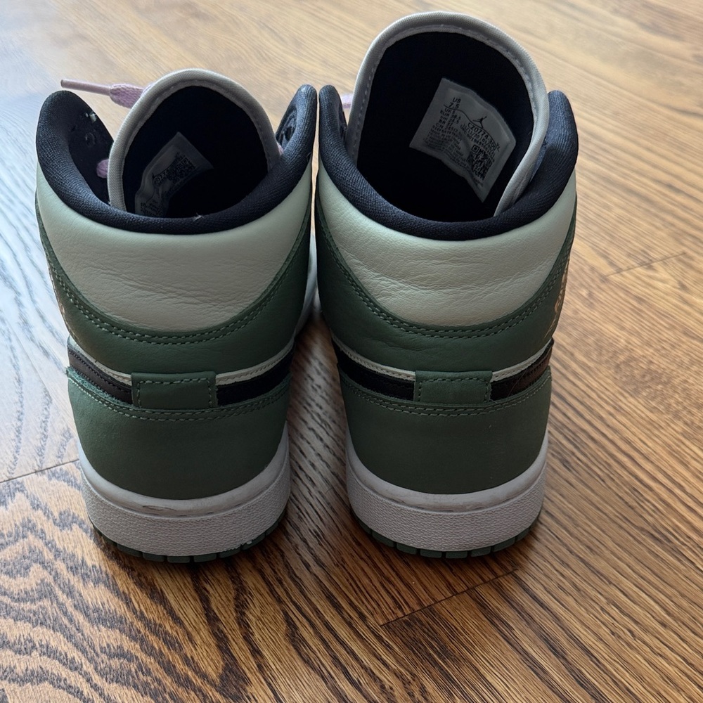 Nike Women's Air Jordan Athletic Shoes - Green, Black, Pink - Picture 3 of 5